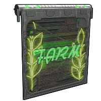 Neon Farm Door